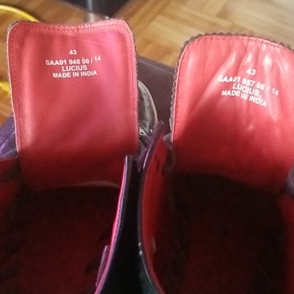 Leather lace up boots - Picture 3 of 7